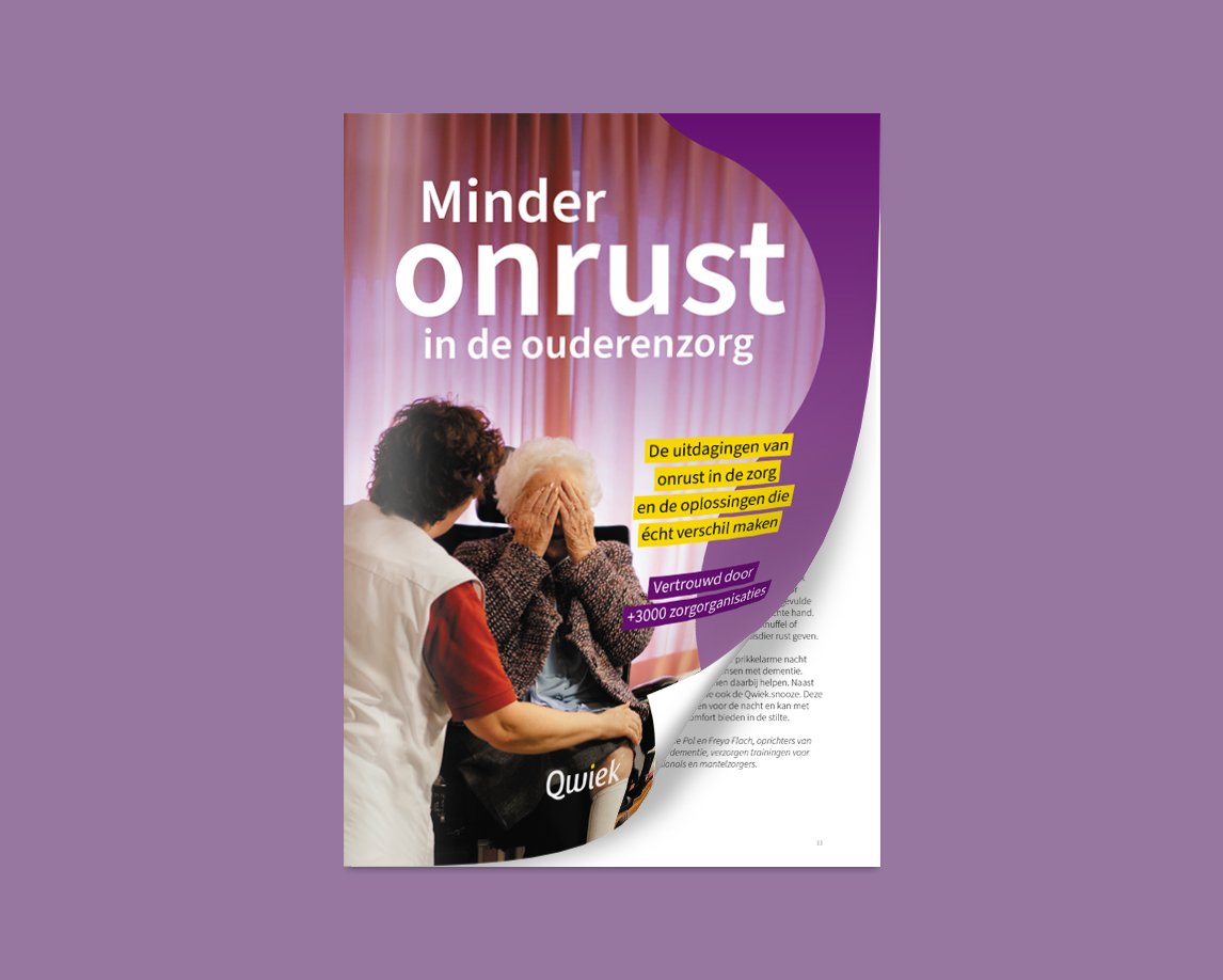 Mock up-magazine ouderenzorg